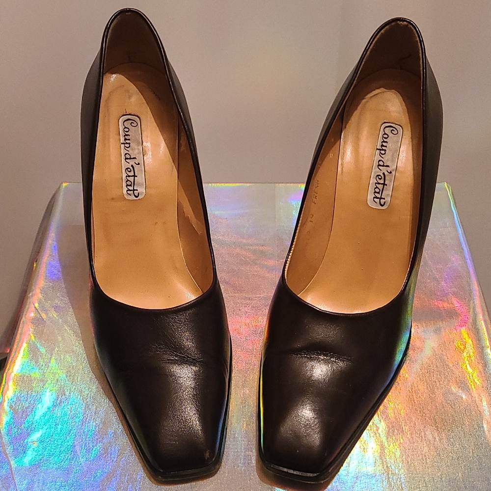 Brown Coup d'etat heels